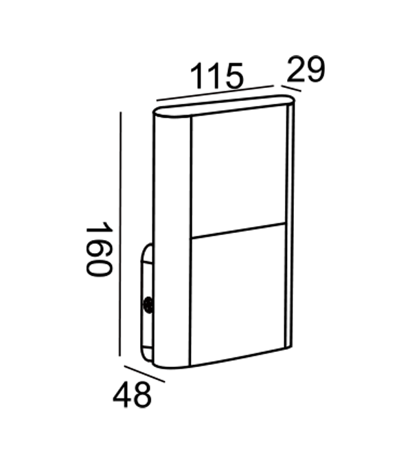 コの字型ウォールランプ 2 HR60751 コの字型ウォールランプ 2 HR60751
