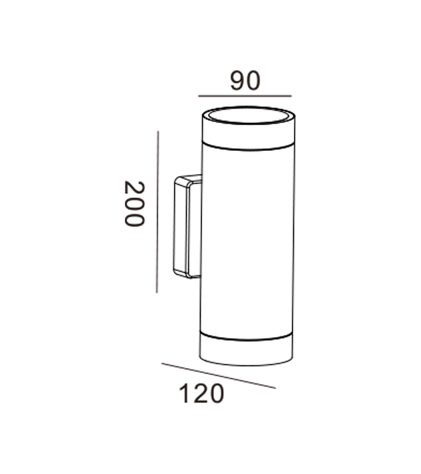 ダブルヘッドラウンドウォールランプ HR60294 ダブルヘッドラウンドウォールランプ HR60294