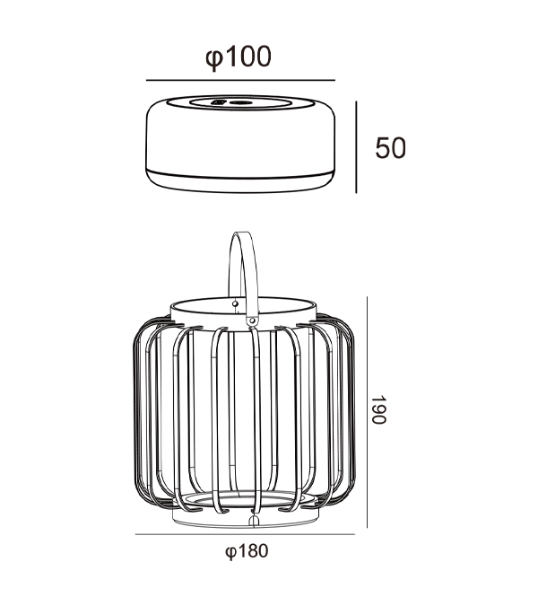 中空ランタン充電ランプ HR95016 中空ランタン充電ランプ HR95016