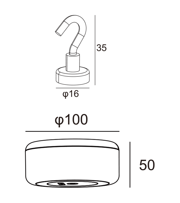 フック充電ランプ HR95017 フック充電ランプ HR95017