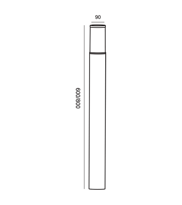 LEDスモールウエストガーデンライト HR60733-600 LEDスモールウエストガーデンライト HR60733-600