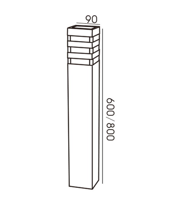90角3層透明ユーロガーデンライト HR60062-800 90角3層透明ユーロガーデンライト HR60062-800