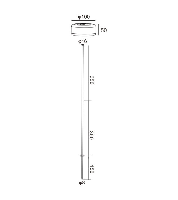 400ハイブラックボディ充電式ライト HR95004-400 400ハイブラックボディ充電式ライト HR95004-400
