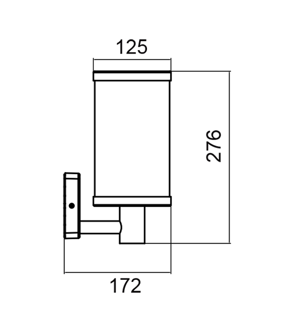 縦ストライプガラス E27 ウォールランプ HR60131 縦ストライプガラス E27 ウォールランプ HR60131
