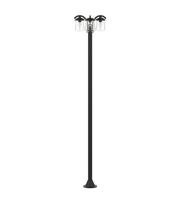 3 つのフラット トップ ガーデン ライト HR60704 3 つのフラット トップ ガーデン ライト HR60704
